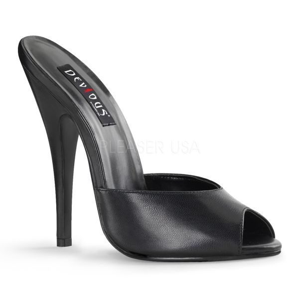 High Heel Leder Pantolette DOMINA-101